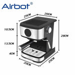 Airbot CM7000 เครื่องชงกาแฟสด 20bar 850w 1.5L ก้านชง+ถ้วยกรอง1 และ 2ช็อต รับประกัน 1ปี CG100เครื่องบดกาแฟ - Airbot Thailand